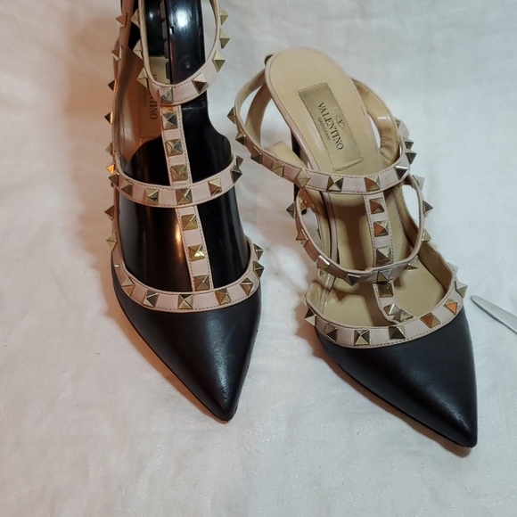 Valentino Garavani Shoes - Valentino Rock Stud heels in black and nude